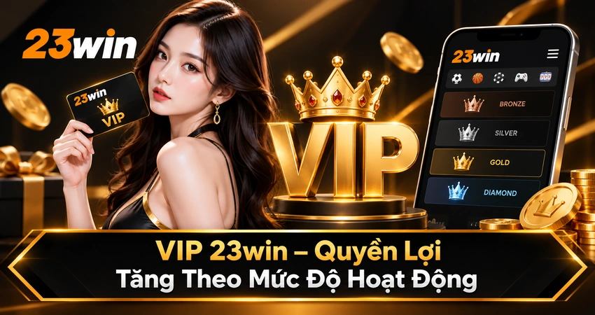 VIP 23win – Quyền Lợi Tăng Theo Mức Độ Hoạt Động